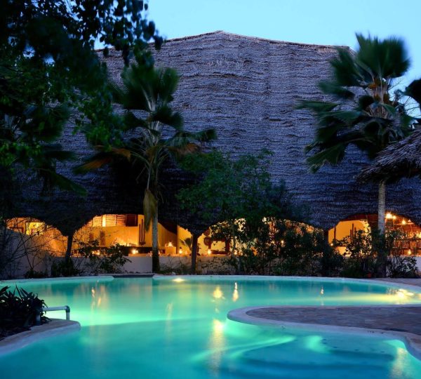 Poolside evening