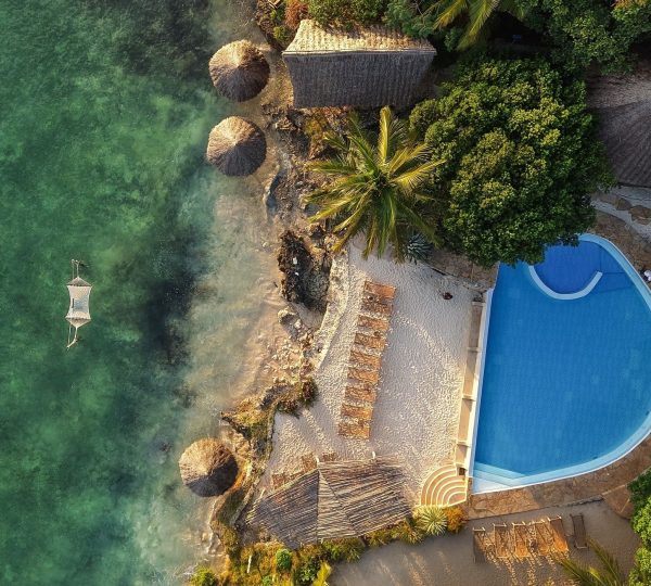 The pool and the beach